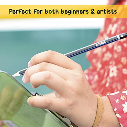 BAZIC PRODUCTS Drawing Sketching Pencils, 8B to HB Graphite, 144-Case - size: 144-Pack