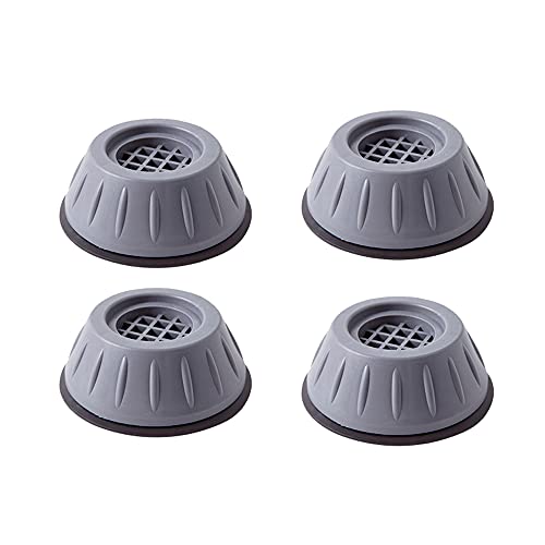 Mwellewm Anti Vibration Pads for Washing Machine Shock and Noise Reducing Washing Machine Support Anti Slip Vibration Rubber Washing Machine Feet Dryer Washer Vibration Stabilizer(1.7D x 0.16 H) - style: 4 pack