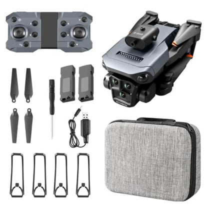 K6 Max FPV Foldable Drone 4K HD Camera, Optical Flow Hovering, 360° Roll, One-Key Start, 2 Batteries, 100m Range, for Adults and Teens 14+
