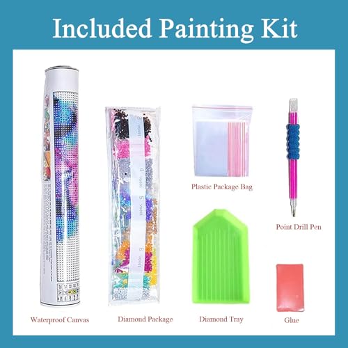 Gemozaic Beach Diamond Painting Kits for Adults, Seaside Shell Diamond Art - color: G9148