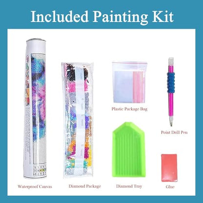 Gemozaic Beach Diamond Painting Kits for Adults, Seaside Shell Diamond Art - color: G9148