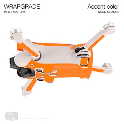 WRAPGRADE Skin Stickers Compatible with DJI Mini 3 Pro | Accent Color (NEON Orange) - color: Neon Orange