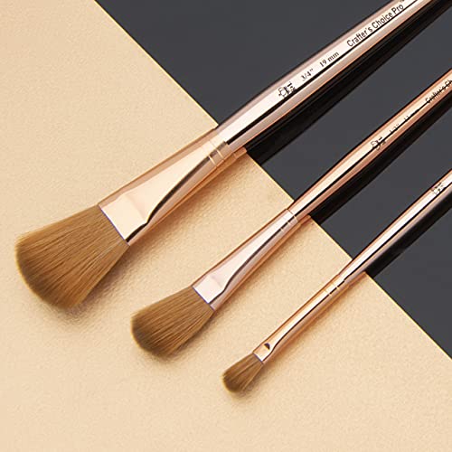 Royal & Langnickel Crafter's Choice Pro Synthetic Sable Mop Craft Brush Set, 3pc - style: Mop