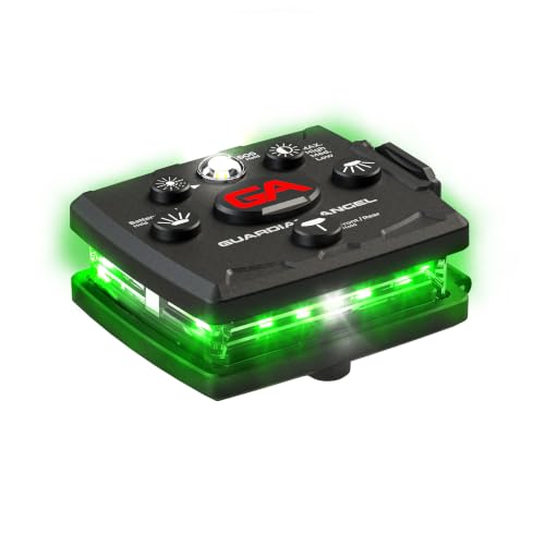 Guardian Angel Micro Safety Light - Green Front & Green Rear - color: Green/Green