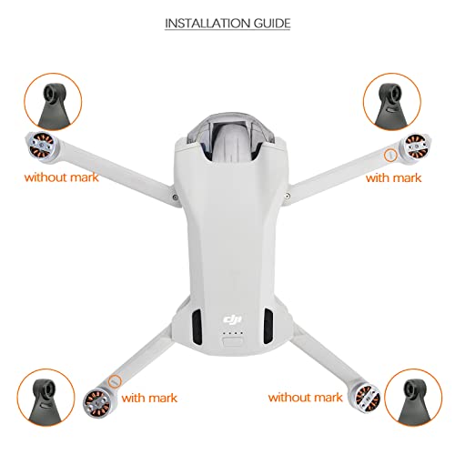 24Pcs Propellers for DJI Mini 3: Quick Release Blades (Not for Mini 3 Pro) - color: 24pcs