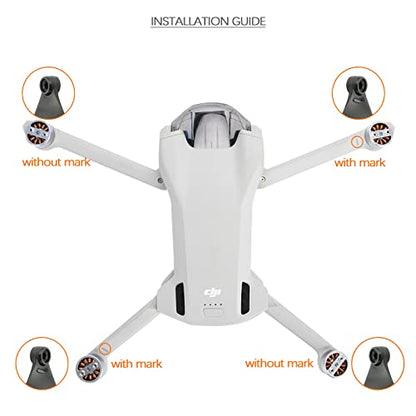 24Pcs Propellers for DJI Mini 3: Quick Release Blades (Not for Mini 3 Pro) - color: 24pcs