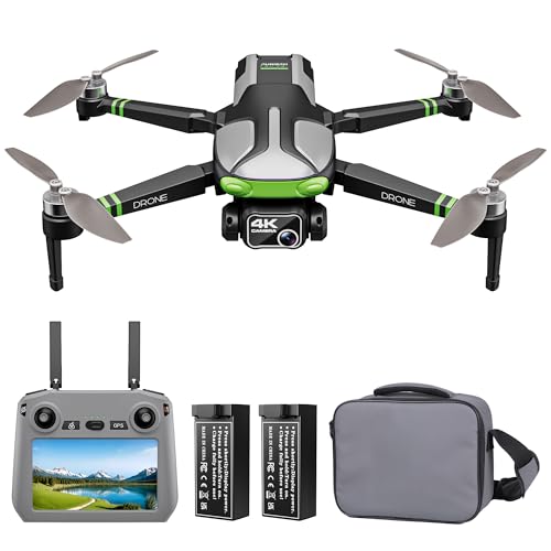 Drones with Camera for Adults 4K, 5.7" FPV Touchscreen, Auto Return, Follow
