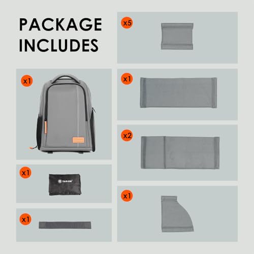 TARION Camera Backpack for Photographers Compact 15L, TB04 Grey - color: Grey