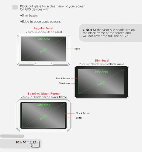 Visor Sunshade for Garmin RV 785 & Traffic | RV GPS Navigator