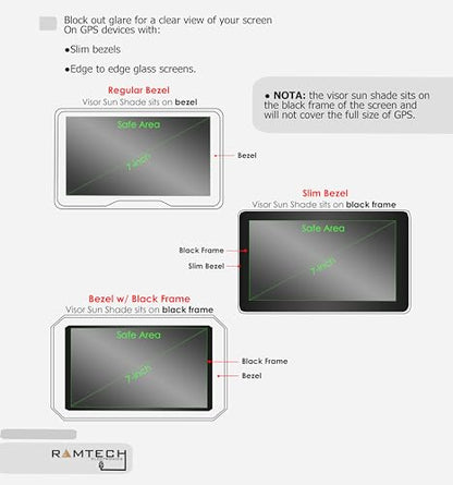 Visor Sunshade for Garmin RV 785 & Traffic | RV GPS Navigator