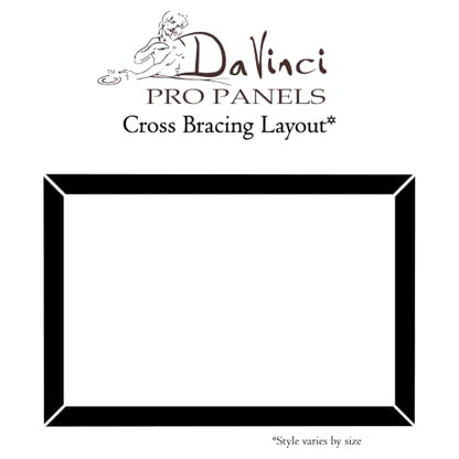 DaVinci Wood Panel Pro Ultra Smooth Gesso Panels 3/4inchinch Panel (Single) 9x12inchinch - 6 Pack - size: 9x12"