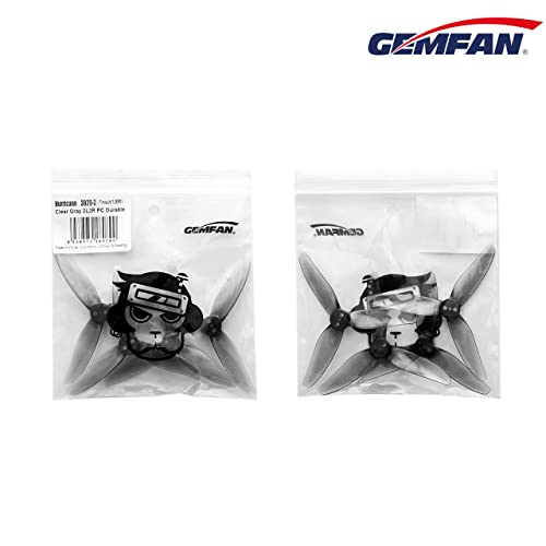 Gemfan Hurricane 3020 3-Blade Props 3 Holes for Brushless Motor RC Drone FPV Racing Toothpick 24pcs 12CW 12CCW