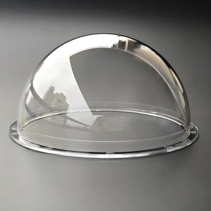 4 Inch Polycarbonate Clear CCTV Security Camera Dome Cover Round Camera Lens Transparent Plastic Cap, Decoration Display Cover, Replacement Dome Cover Outer Diameter 100mm