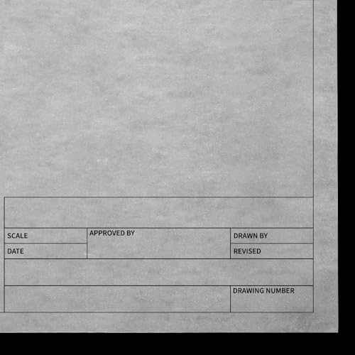 Tatuo 15 Sheets Architectural Vellum Paper, 24 x 36 Inch Drafting Paper - size: 24 x 36 Inch