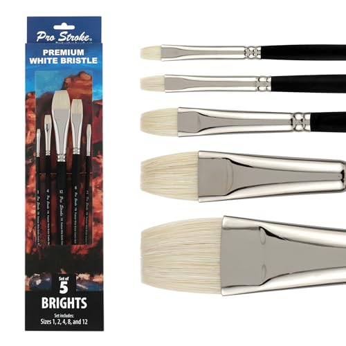 Creative Mark Pro Stroke Chungking Paint Brush - Bright Set of 5 - style: Brights