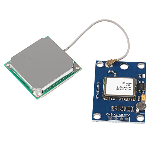2Pcs GY-NEO6MV2 NEO-6M GPS Module with Flight Control for EEPROM MWC APM2.5 Large Antenna NEO6MV2 - color: NEO-6M
