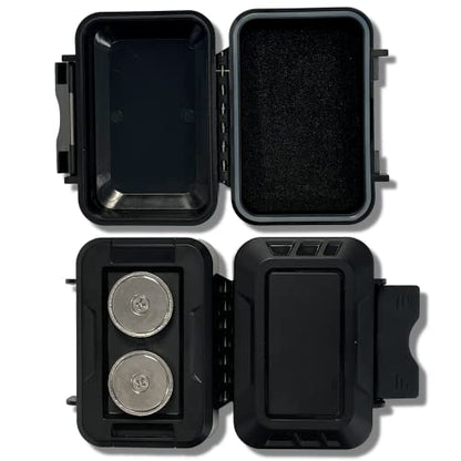 Water Resistant Tough Magnetic Case - for Tiny Magnetic GPS Tracker - GPS Tracker not Included