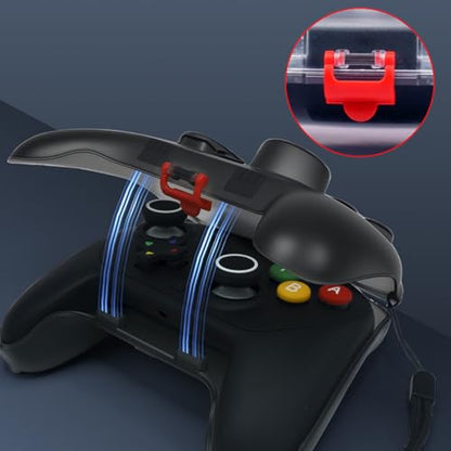 PERFECTSIGHT Switch Pro 2 Controller Protective Case, Cute Cat Ear Hard Shell Joystick Protector Cover, Heavy Duty Switch Accessory Protective Cover Travel Stroage - Black - color: Black for Switch 2