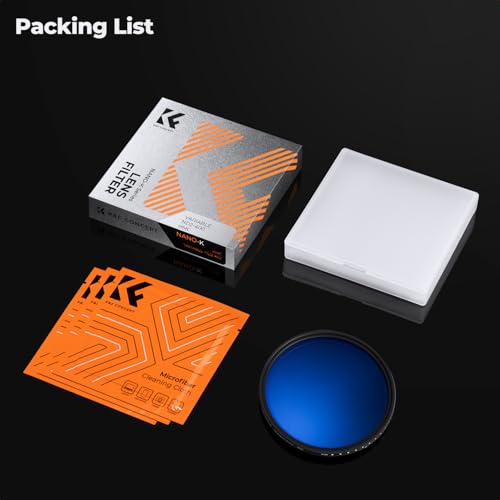 K&F CONCEPT 37mm Variable ND Lens Filter ND2-ND400 (1-9 Stops) Ultra Slim - size: 37mm