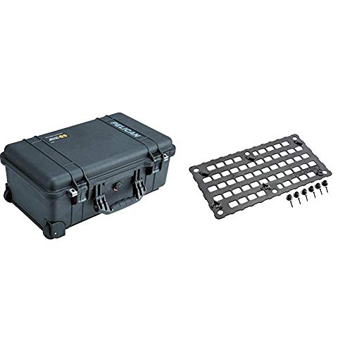 Pelican 1510 Case Bundle - Case with Foam Plus Molle Panel for Lid