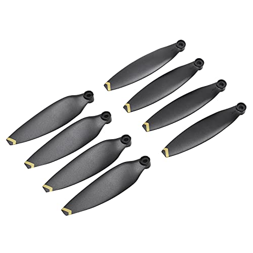 Mini Drone Propeller Set, Low Noise Drone Propeller, Dynamic Balance Test, Propeller Blades Replacement Accessories for X8 Mini, 8 Pieces/Set(Golden)