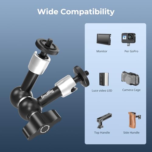 SMALLRIG 5.5in Adjustable Friction Articulating Camera Magic Arm - 2 Pack - style: 2-Pack