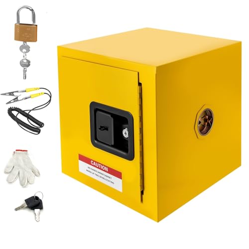Flammable Safety Storage Cabinet 13"x13"x13" Industry Hazardous Materials - size: 13"*13"*13"