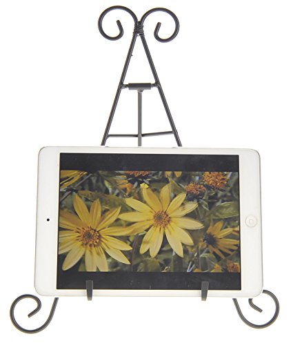 PowerTRC 9" Iron Display Stand for Holding Pictures, Books, Plates, Art, and More - size: 9" / 1 Set