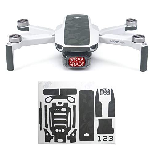 Wrapgrade Skin Compatible with DJI Mavic Mini & 2 SE & 4K | Accent Color (Army Bumpy CAMO) - color: Army Bumpy Camo