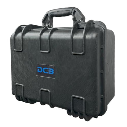 DCB Cases Element 4103F Waterproof Hard Case with Pick & Pluck Foam Insert, IP67 Dustproof Protective Equipment Storage, Pressure Equalization Valve, Lockable Impact Resistant Utility Box, 16 x 13 x 8