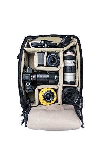 VANGUARD VEO Select 45BFM Camera Backpack, Green. Front-Opening, Multi-Access, 10.5" Tablet Storage, Tripod Carry - color: Green, size: 45