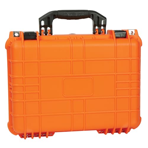 Strongway 16in. Plastic Waterproof Storage Case With Foam, Ammo Box, Fit Use of Drones, Camera, Equipments, Pistols - color: Orange
