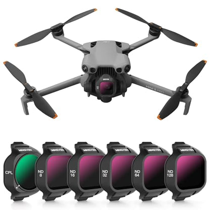 Mini 5 Pro ND Filters - 6 Pack (CPL,ND8,ND16,ND32,ND64,ND128) - size: Mini 5 Pro, style: ND