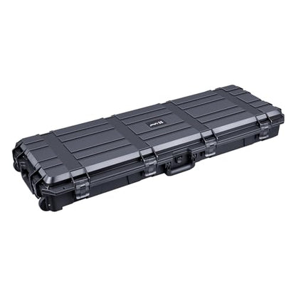 Lykus HC-11010 Hard Case with Wheels and Foam, Inner Size 40.94*12.4*4.25in - size: HC-11010