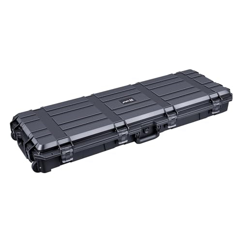 Lykus HC-11010 Hard Case with Wheels and Foam, Inner Size 40.94*12.4*4.25in - size: HC-11010
