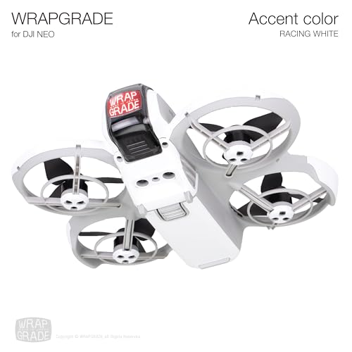 Wrapgrade for DJI NEO Accent Color Sticker (Racing White) - color: Racing White