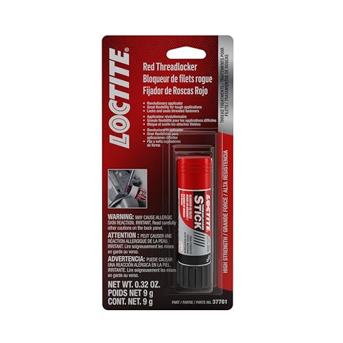 Loctite 37701 Red High Strength Threadlocker Stick - 9 g - size: 9 grams, style: 9-Gram