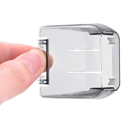 Mini 4K Gimbal Protective Case Dedicated Lens Cap Dust Cover Accessories SE Scratch Resistant Foldable Storage Camera Lens Protective Case Gray Transparent