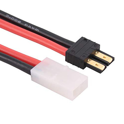 3pcs compatible with Big Tamiya Female Adapter Wire 12awg 4in for RC Lipo Battery ESC(C67-3)