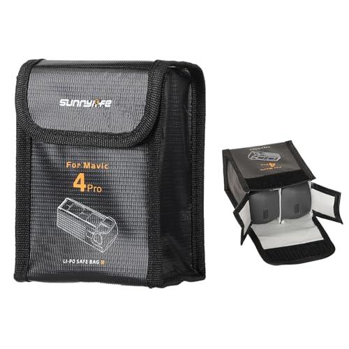 Fireproof Safe Battery Bag for DJI Mavic 4 Pro Accessories-Medium - size: For 2 batteries