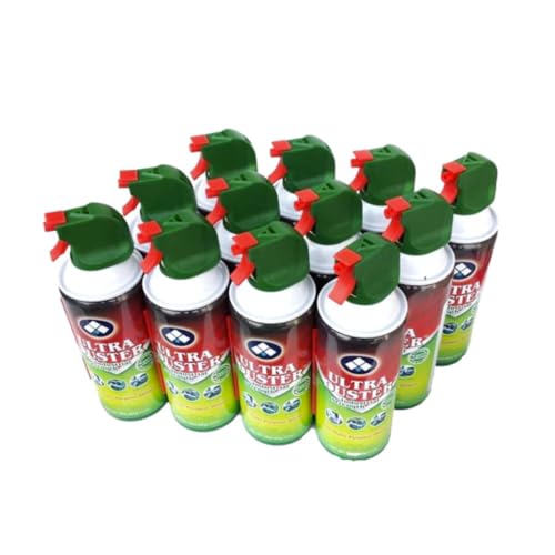 Ultra Duster Industrial Strength Compressed Air Cleaner, 10 oz., 12/Pack - style: 12 Pack