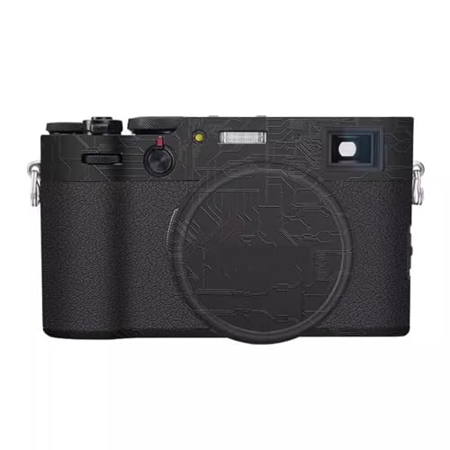 Anti-Scratch Camera Cover Skin Sticker for Fujifilm X100V Protector Vinyl Film Skin Protective Decoration(Circuit Black) - color: Circuit Black
