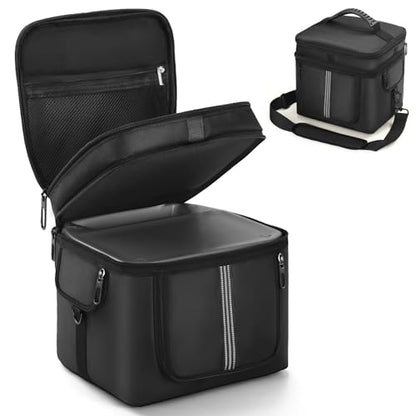 Portable Power Station Carrying Case Bag Compatible with ECOFLOW RIVER 2 Pro Power Station Generator Protective Shoulder Storage Bag Cover with Pocket for Outdoor Travel Camping Charging