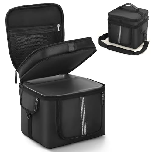 Portable Power Station Carrying Case Bag Compatible with ECOFLOW RIVER 2 Pro Power Station Generator Protective Shoulder Storage Bag Cover with Pocket for Outdoor Travel Camping Charging