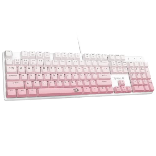 Redragon K671GP Wired Mechanical Keyboard - color: Gradient Pink