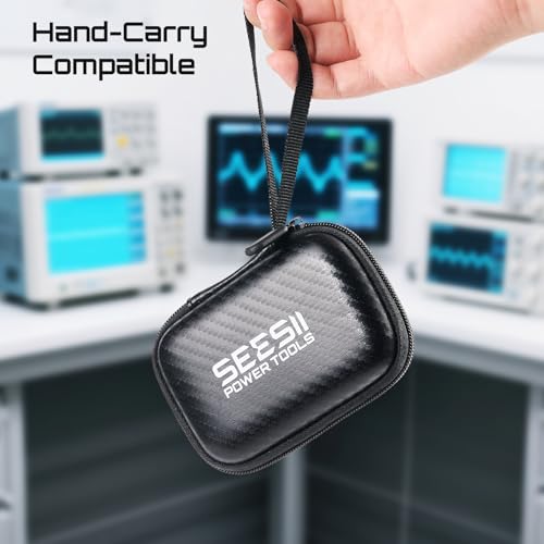 Seesii 2.8" NanoVNA-H Protective Case, EVA Hard Shell Storage Pouch - size: 2.8 inches