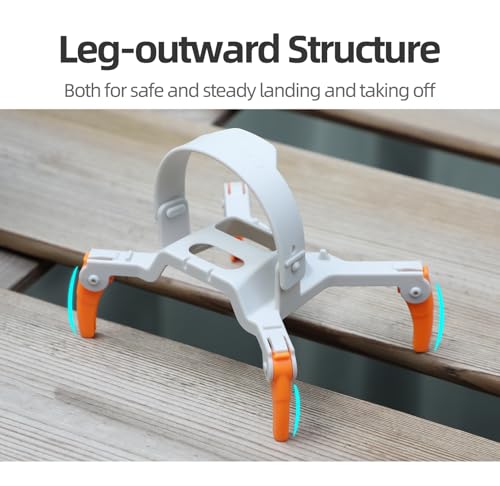 BTG Spider Landing Gear for DJI Flip Drone Accessories Landing Legs Extension (Grey)