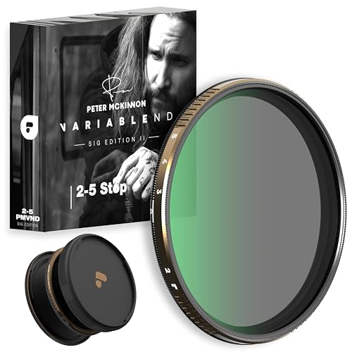 PolarPro 82mm Peter McKinnon VND Camera Filter - 6-9 Stop Variable Neutral Density Lens Filter for DSLR/Mirrorless Professional Video – PMVND Signature Edition II for Cinematic Shutter Speed Control - size: 82mm, style: 6/9 stops