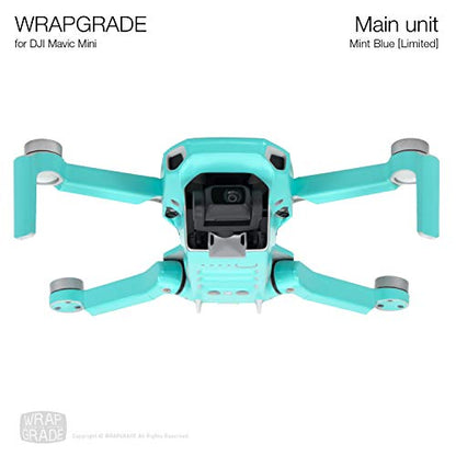Wrapgrade Skin Compatible with DJI Mavic Mini (Mint Blue) - color: MINT BLUE