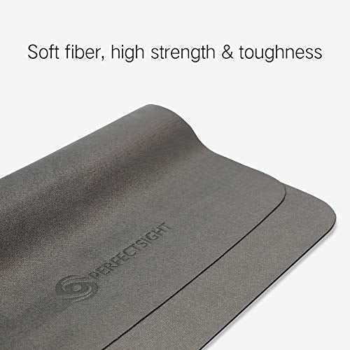 PERFECTSIGHT Microfiber Cleaning Cloth | Eyeglass Lens Cleaner [6 Pack, 5.7x6.7 Inch] Glasses, Phone, Camera, Computer Screen Cleaning | Safe for All Coated Lenses - color: Grey, size: 6 Pack
